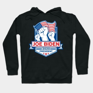 Joe Biden for President 2020 - US Flag with 3 Fists Hoodie